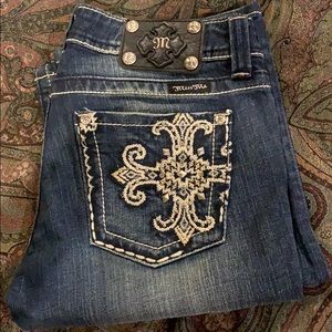 Size 28 regular Miss Me jeans